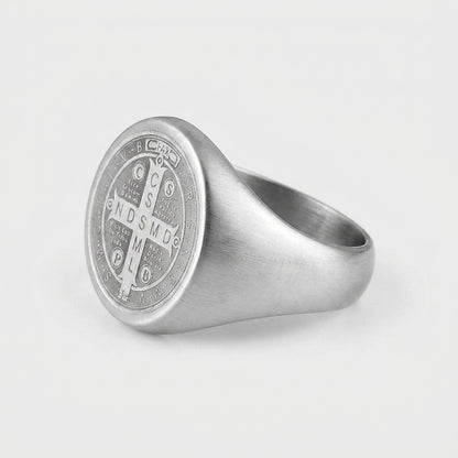 Chevalière Croix de Saint Benoit