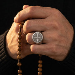 Chevalière Croix de Saint Benoit